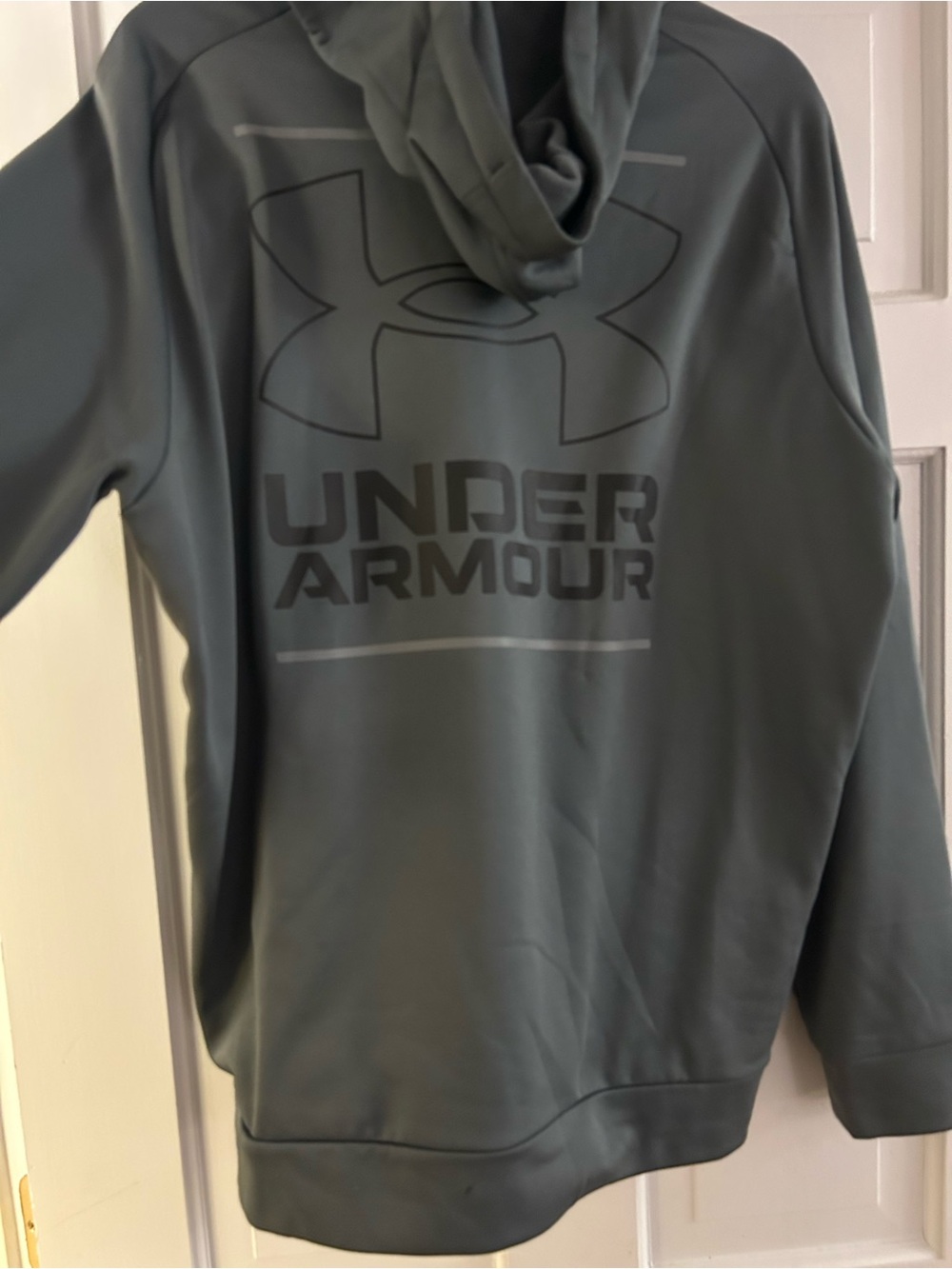 Under Armour Men's Dark Gray Zip-Up Hoodie Sweater